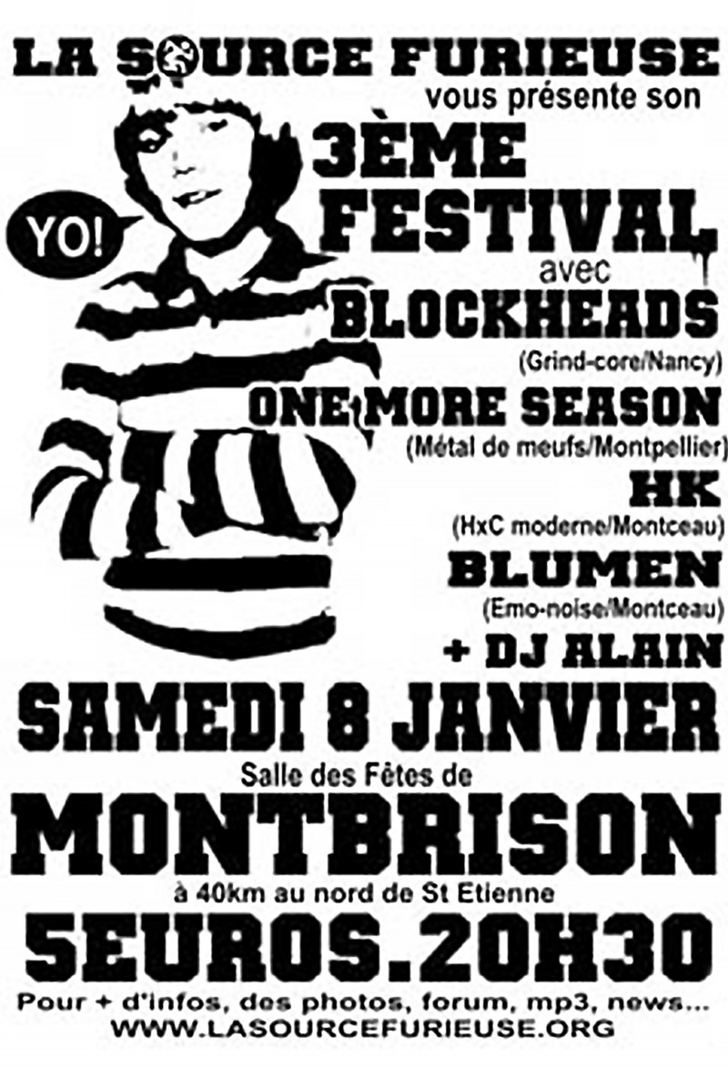 08/01/2005 - 3ème Festival de La Source Furieuse @ Montbrison