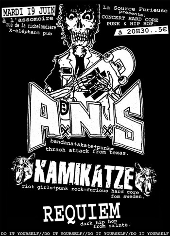 19/06/2007 - ANS + Kamikatze + Requiem @ Saint-Etienne (L'Assommoir)