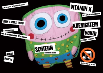 05/03/2009 - Vitamin X + Schtern + Koenigstein Youth @ St-Etienne (L'Assommoir)
