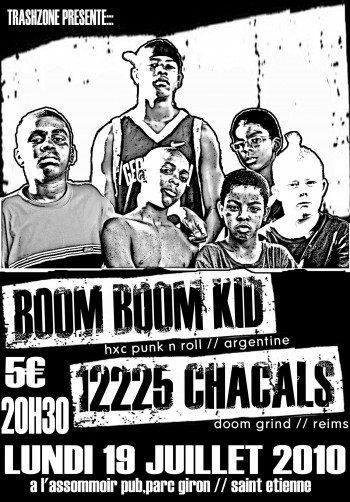 19/07/2010 – Boom Boom Kids + 12225 Chacals @ St-Etienne (L'Assommoir)